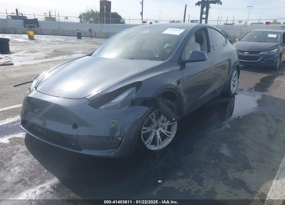 2023 TESLA MODEL Y AWD/LONG RANGE DUAL MOTOR ALL-WHEEL DRIVE VIN: 7SAYGAEE2PF813704