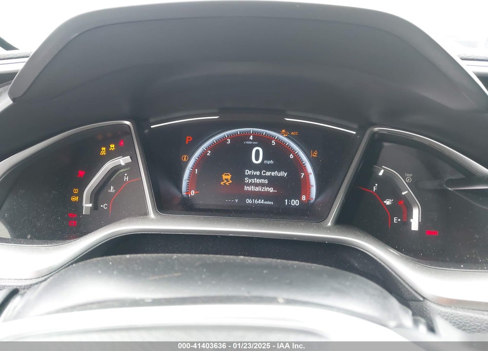 2019 HONDA CIVIC VIN: 2HGFC4B81KH309553