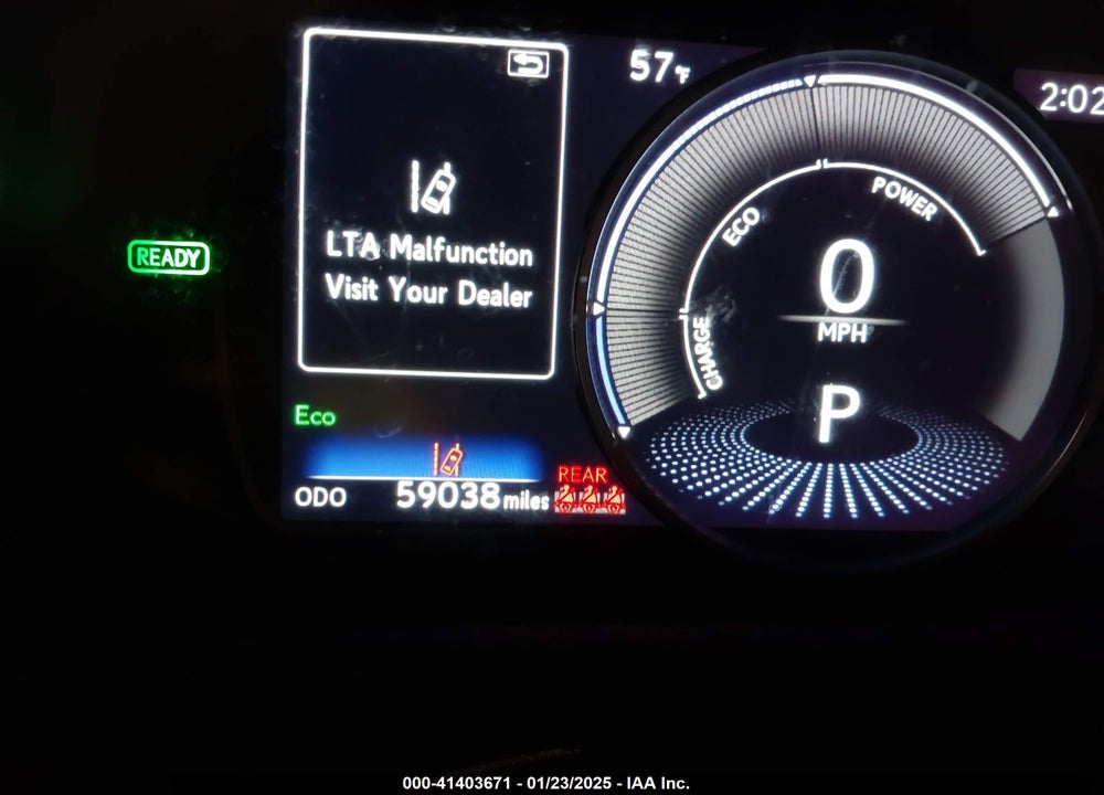 2020 LEXUS UX 250H VIN: JTHX9JBH2L2036390