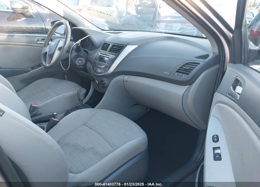 2015 HYUNDAI ACCENT VIN: KMHCT4AE1FU862954