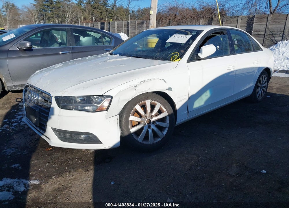2014 AUDI A4 2.0T PREMIUM VIN: WAUBFAFL9EN007387