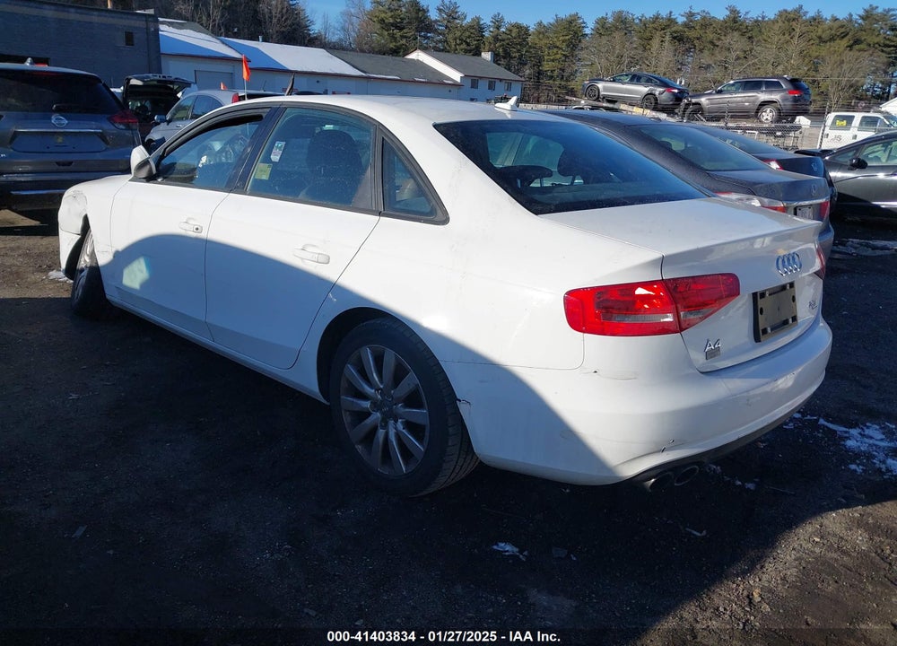 2014 AUDI A4 2.0T PREMIUM VIN: WAUBFAFL9EN007387