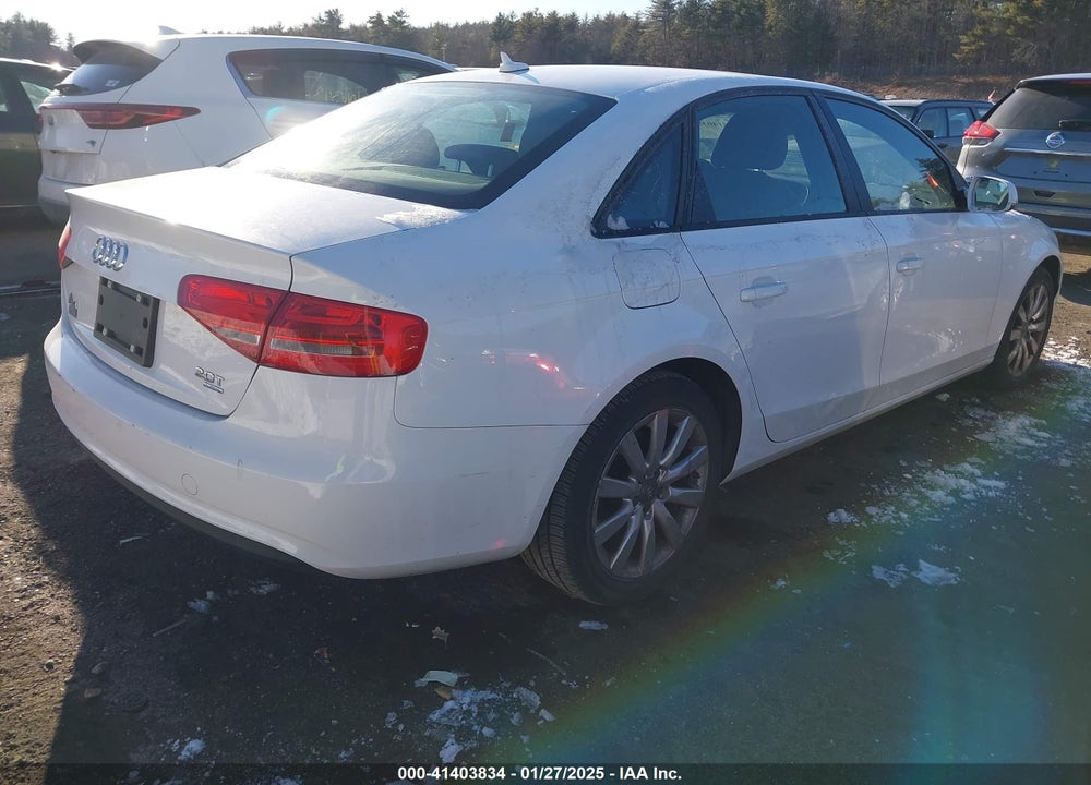 2014 AUDI A4 2.0T PREMIUM VIN: WAUBFAFL9EN007387