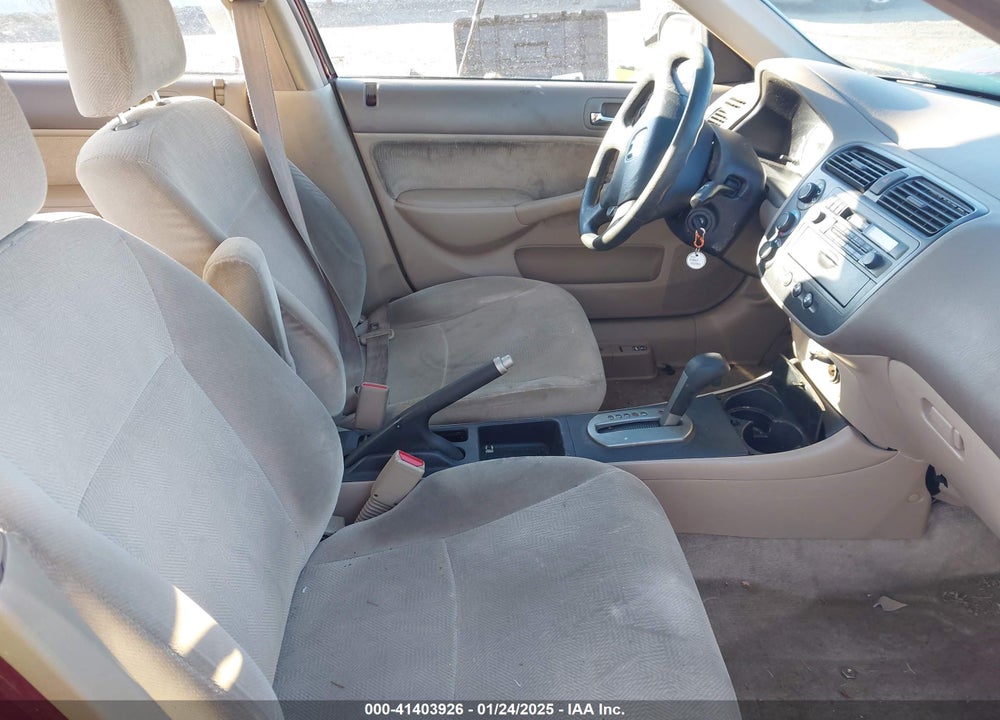 2002 HONDA CIVIC LX VIN: 2HGES16502H578947