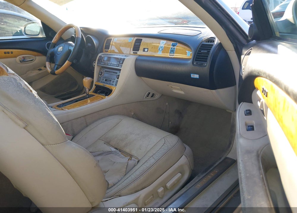 2003 LEXUS SC 430 VIN: JTHFN48Y230044310