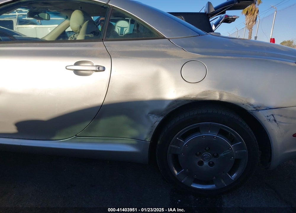 2003 LEXUS SC 430 VIN: JTHFN48Y230044310