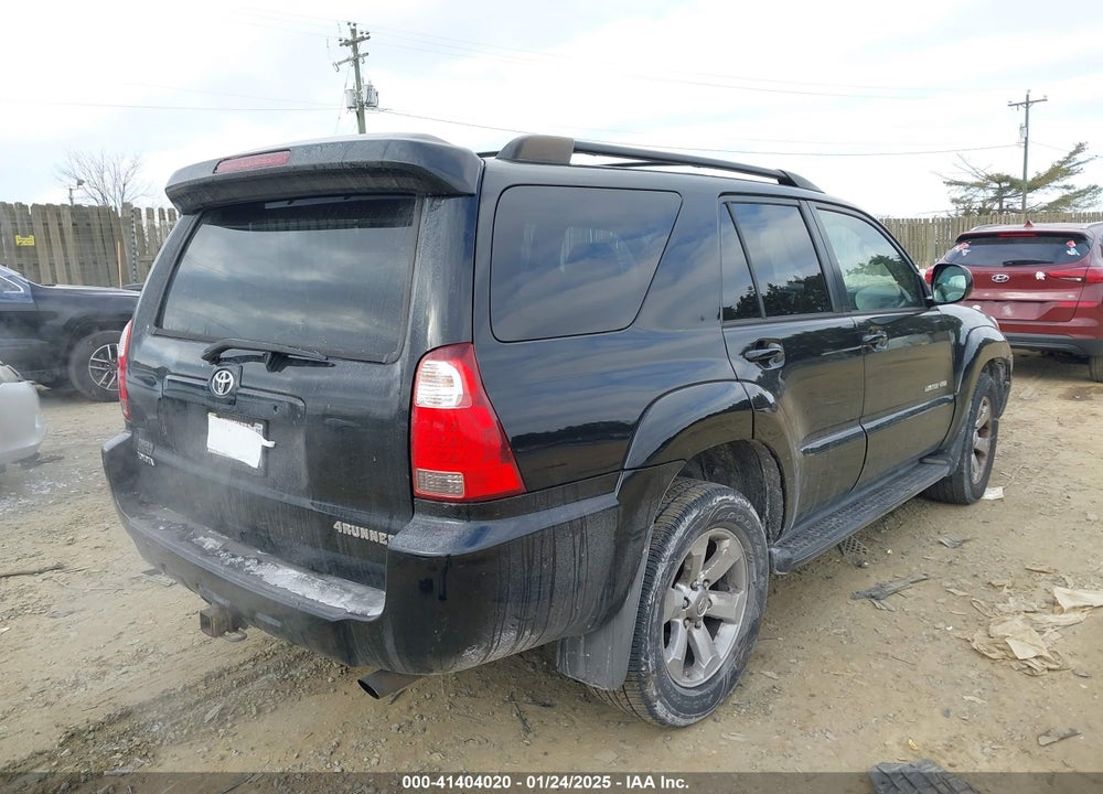 2006 TOYOTA 4RUNNER LIMITED V6 VIN: JTEBU17R060081464