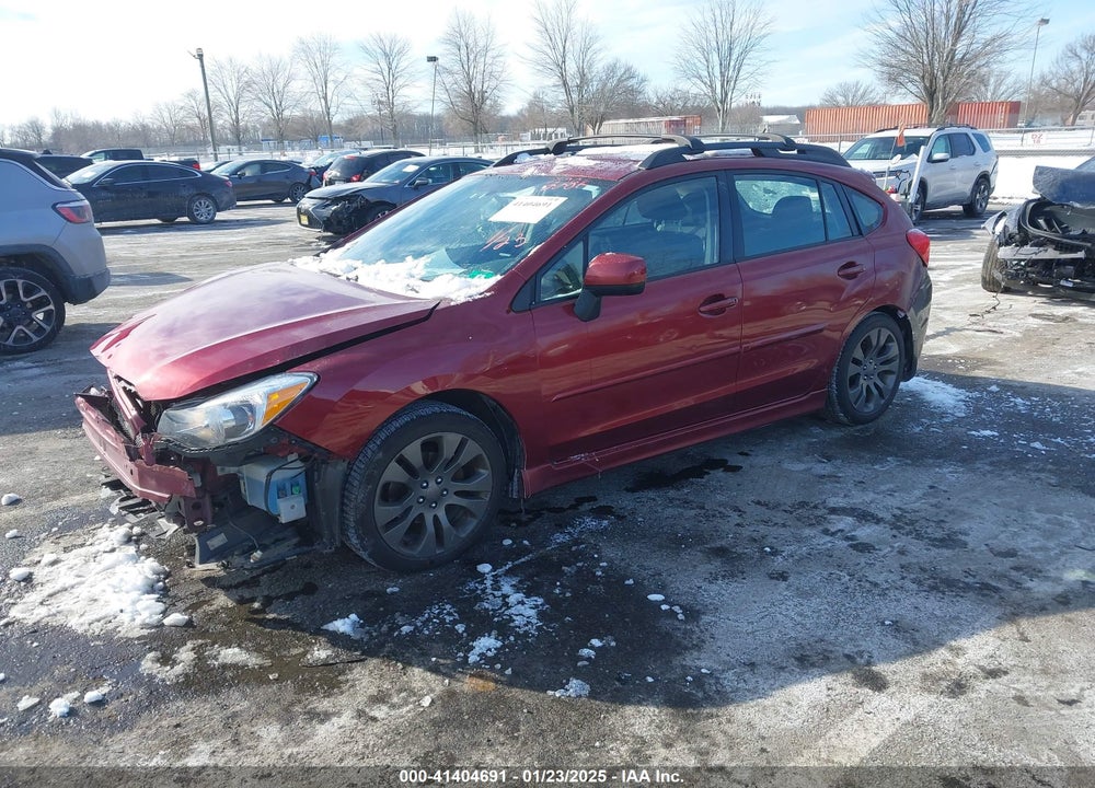 2012 SUBARU IMPREZA 2.0I SPORT PREMIUM VIN: JF1GPAL6XCG200160