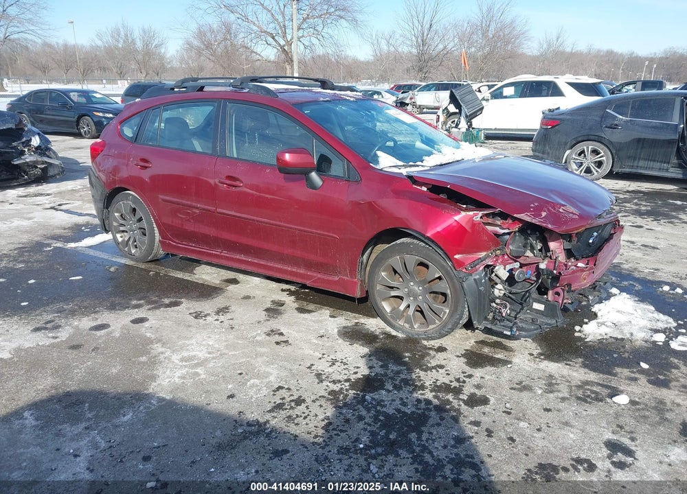 2012 SUBARU IMPREZA 2.0I SPORT PREMIUM VIN: JF1GPAL6XCG200160