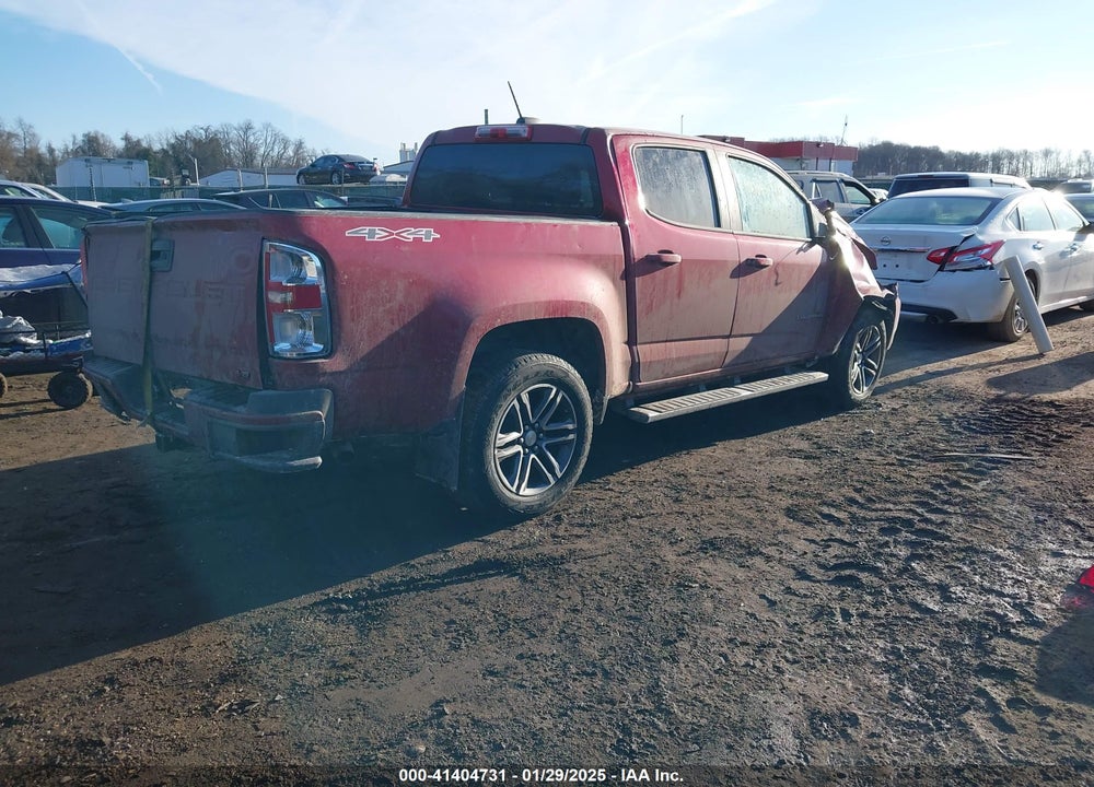 2021 CHEVROLET COLORADO VIN: 1GCGTBEN6M1217560