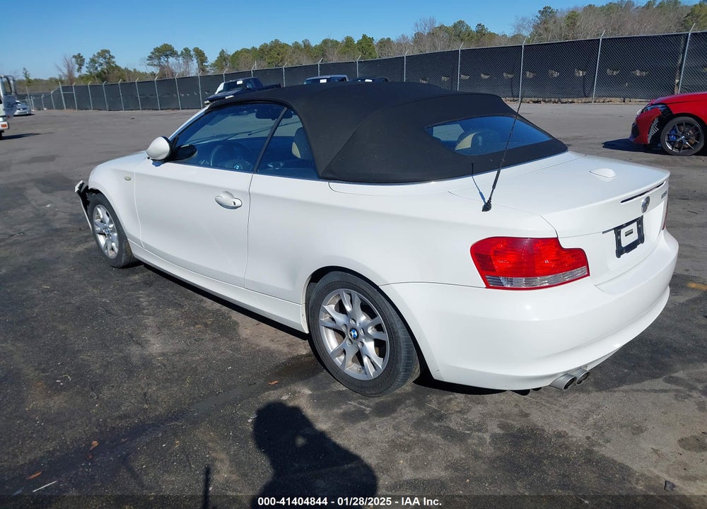 2008 BMW 128I VIN: WBAUN13538VH79554