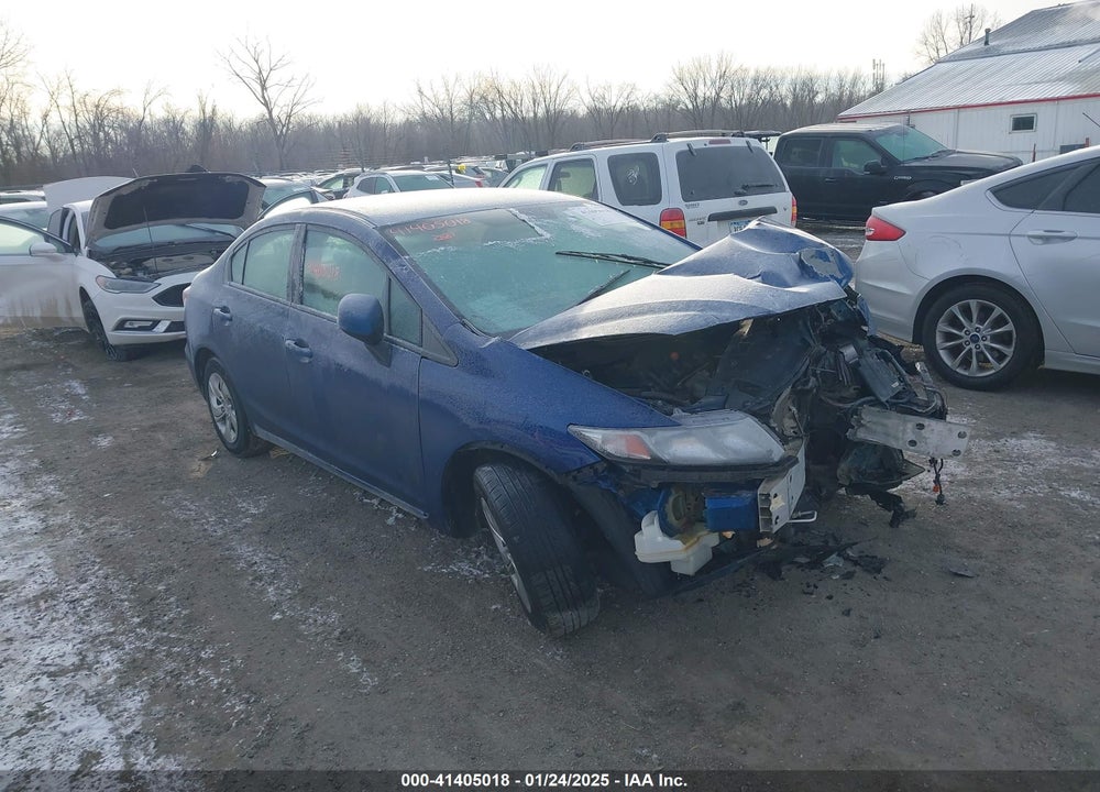2013 HONDA CIVIC VIN: 2HGFB2F58DH578837