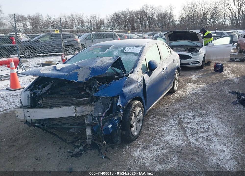 2013 HONDA CIVIC VIN: 2HGFB2F58DH578837