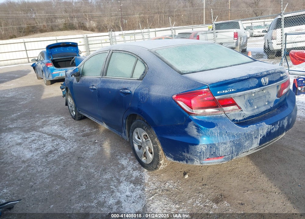2013 HONDA CIVIC VIN: 2HGFB2F58DH578837
