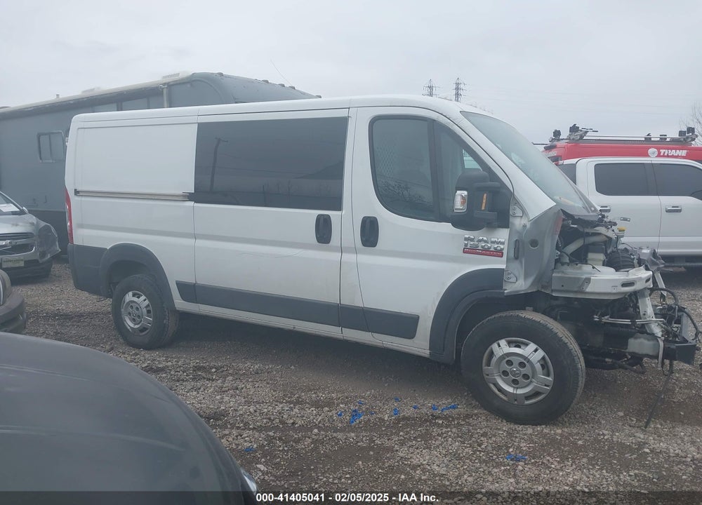 2017 RAM PROMASTER 1500 LOW ROOF 136 WB VIN: 3C6TRVAG5HE534357