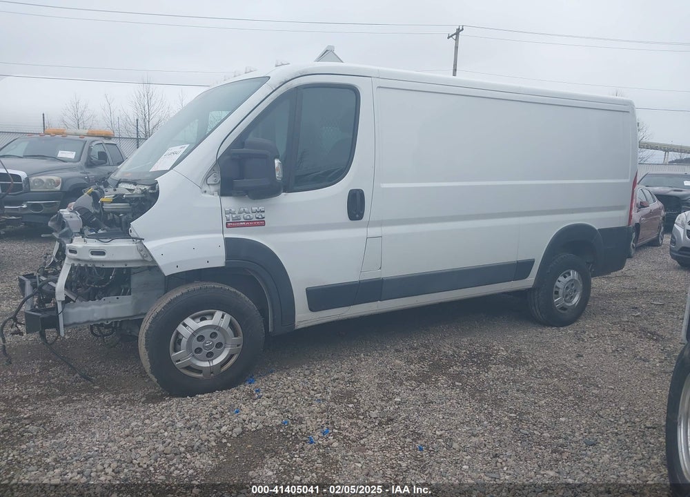 2017 RAM PROMASTER 1500 LOW ROOF 136 WB VIN: 3C6TRVAG5HE534357