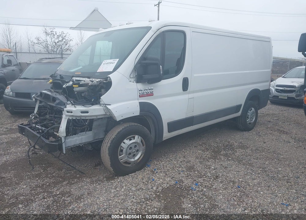 2017 RAM PROMASTER 1500 LOW ROOF 136 WB VIN: 3C6TRVAG5HE534357