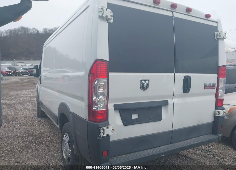 2017 RAM PROMASTER 1500 LOW ROOF 136 WB VIN: 3C6TRVAG5HE534357