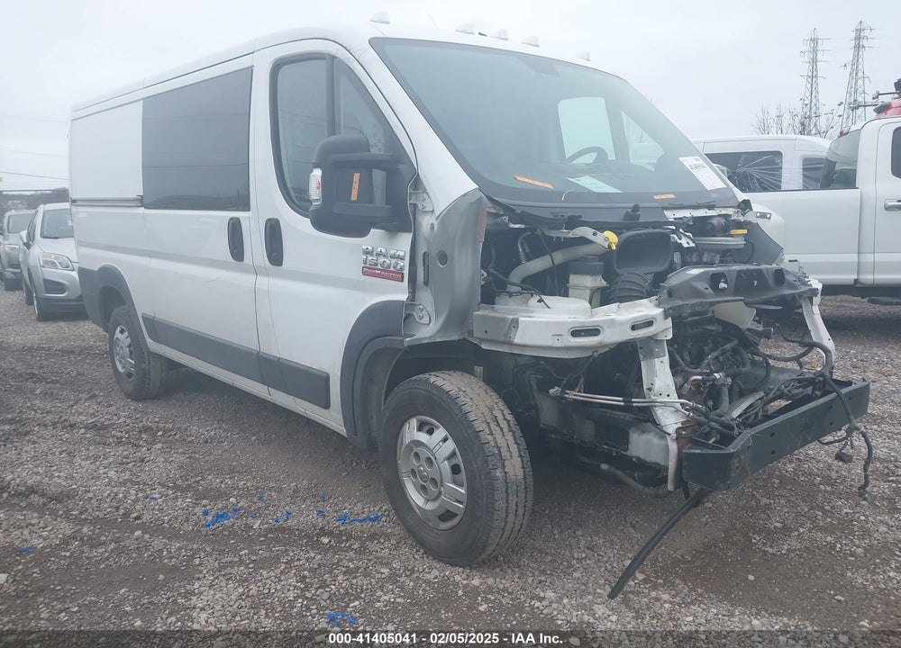 2017 RAM PROMASTER 1500 LOW ROOF 136 WB VIN: 3C6TRVAG5HE534357