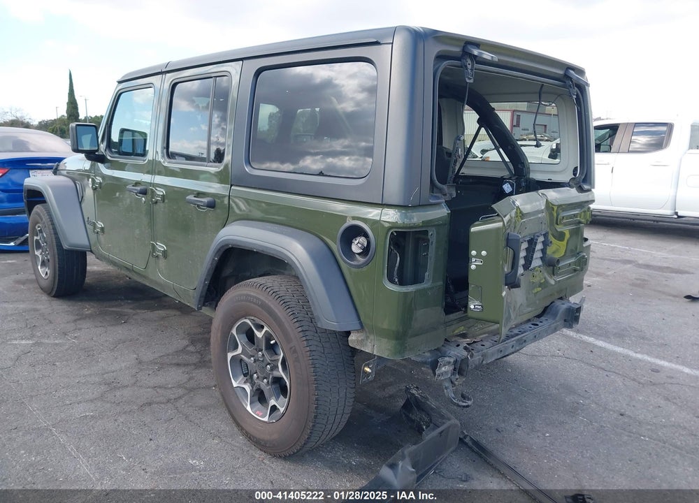 2021 JEEP WRANGLER UNLIMITED VIN: 1C4HJXDG0MW768712