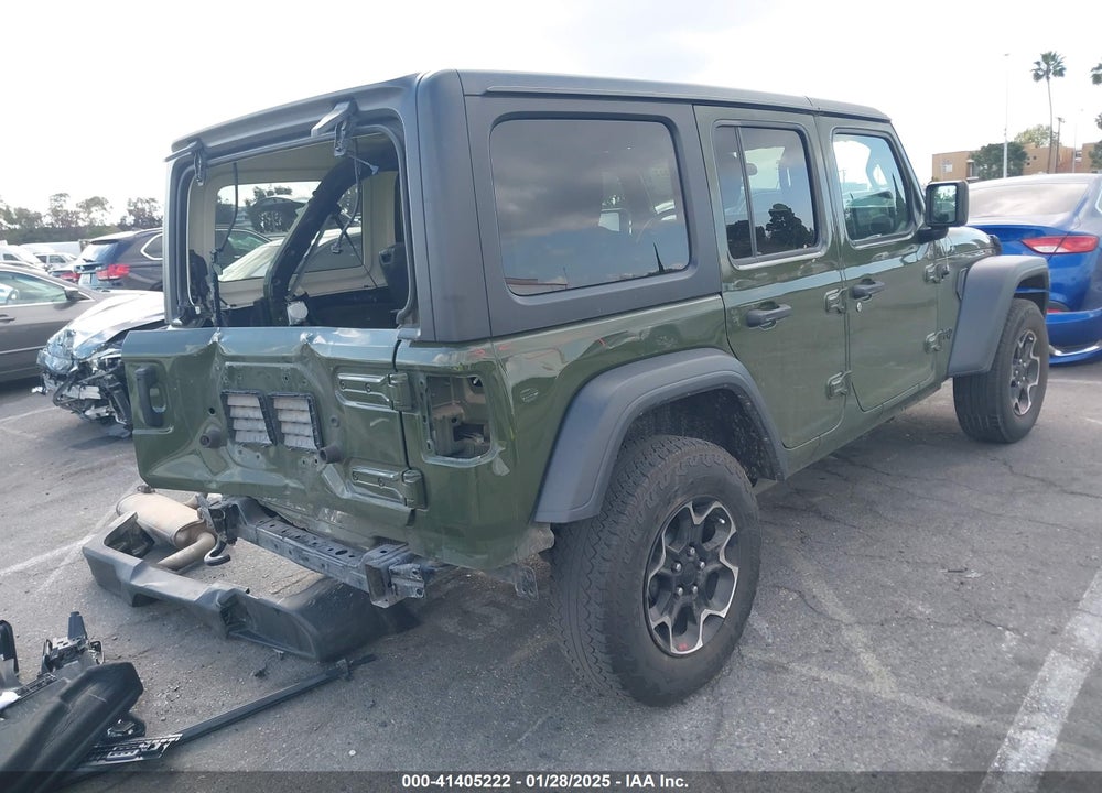 2021 JEEP WRANGLER UNLIMITED VIN: 1C4HJXDG0MW768712