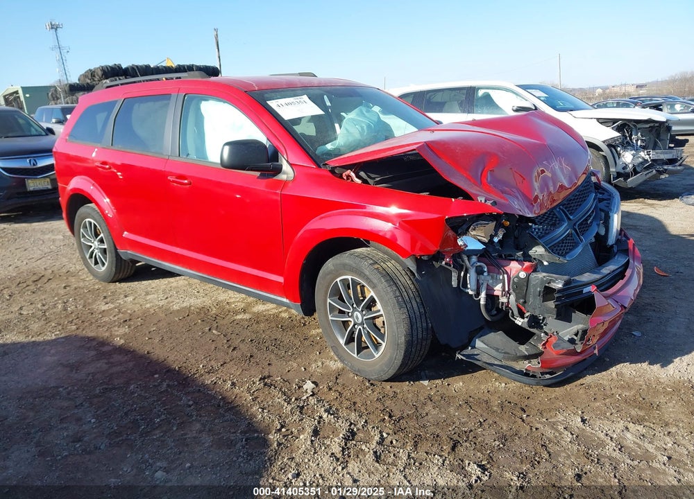 2018 DODGE JOURNEY SE VIN: 3C4PDCAB7JT236444