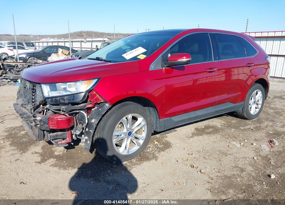 2015 FORD EDGE TITANIUM VIN: 2FMTK4K99FBB96257