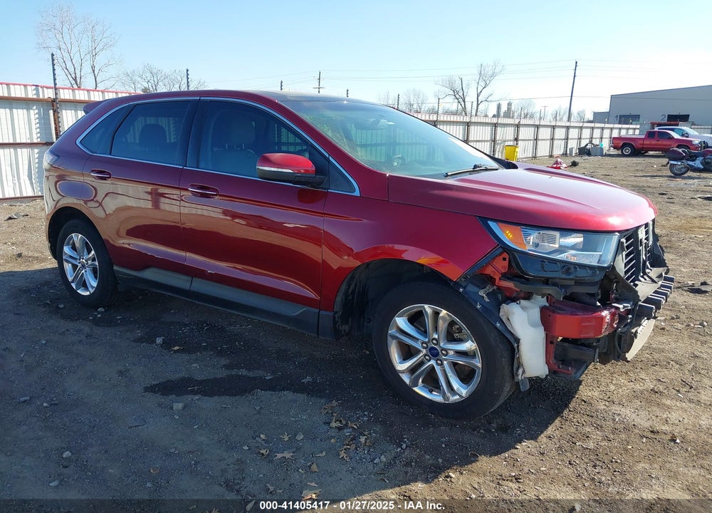 2015 FORD EDGE TITANIUM VIN: 2FMTK4K99FBB96257