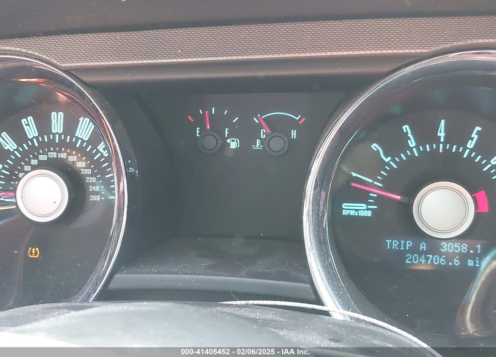 2011 FORD MUSTANG V6 VIN: 1ZVBP8AM1B5128884