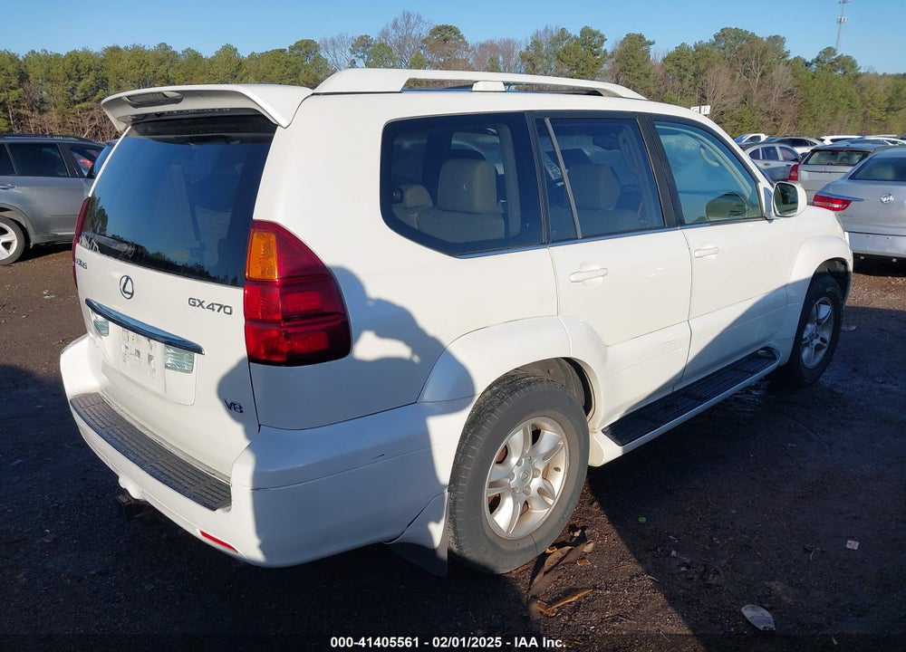 2004 LEXUS GX 470 VIN: JTJBT20X740031659