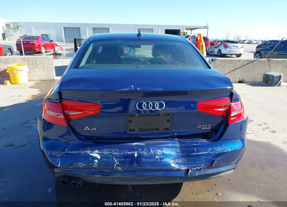2013 AUDI A4 2.0T PREMIUM VIN: WAUBFAFLXDA174542