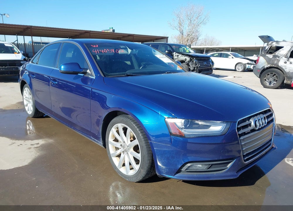 2013 AUDI A4 2.0T PREMIUM VIN: WAUBFAFLXDA174542