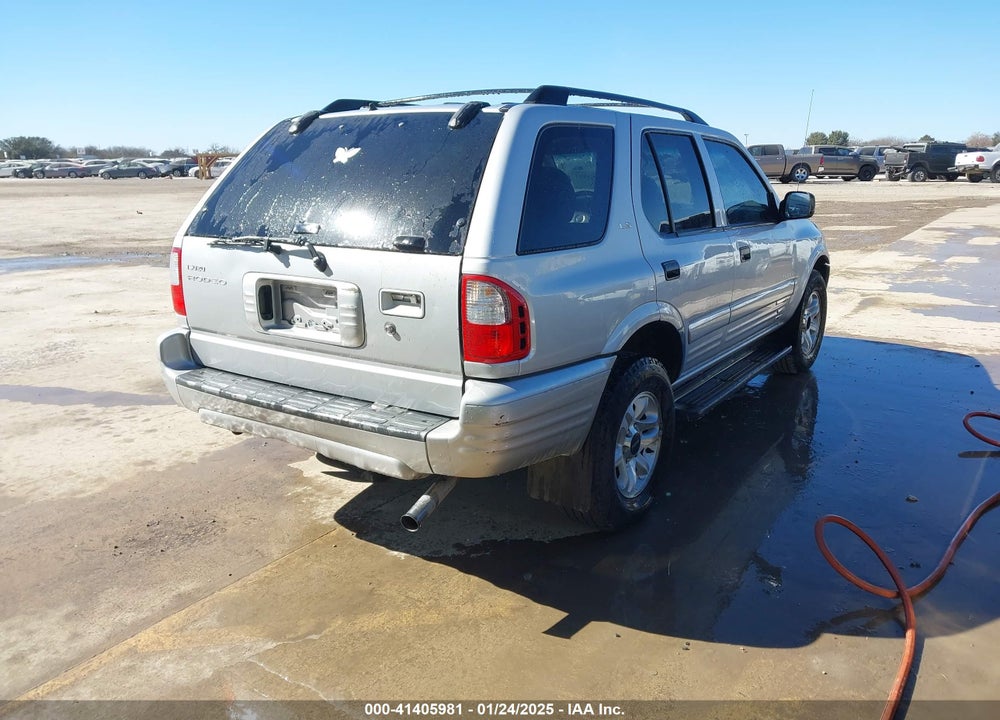 2002 ISUZU RODEO LS 3.2L V6/LSE 3.2L V6/S 3.2L V6 VIN: 4S2CK58WX24321556