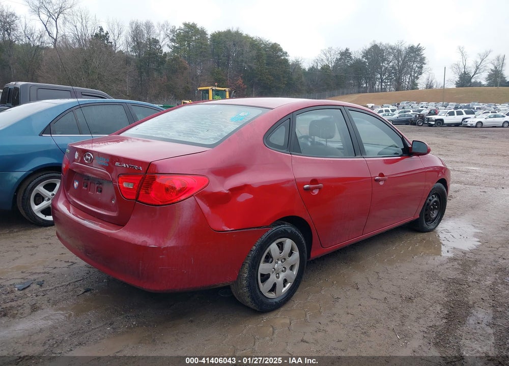 2007 HYUNDAI ELANTRA GLS/LIMITED/SE VIN: KMHDU46D67U081804