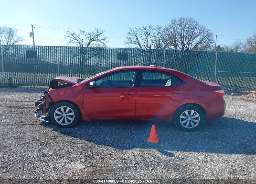 2015 TOYOTA COROLLA LE VIN: 2T1BURHE8FC287829