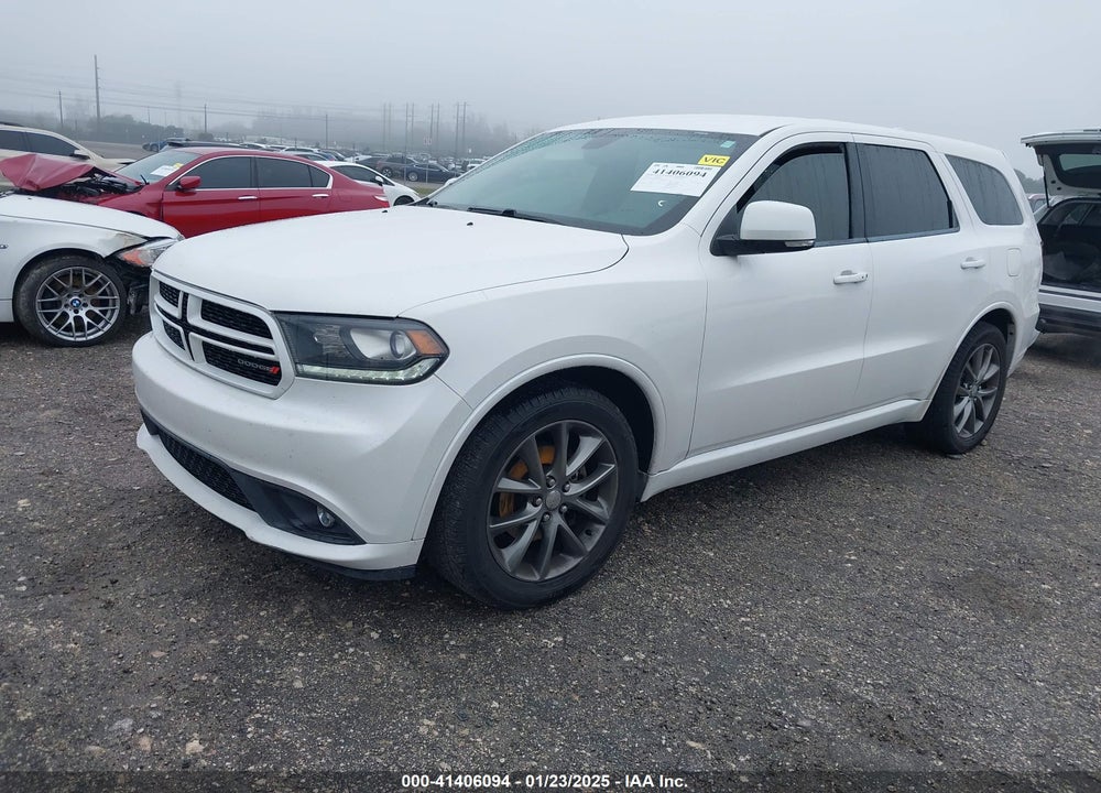 2017 DODGE DURANGO GT RWD VIN: 1C4RDHDGXHC904823
