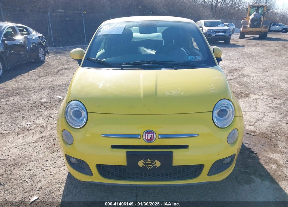2013 FIAT 500 VIN: 3C3CFFBR9DT618697