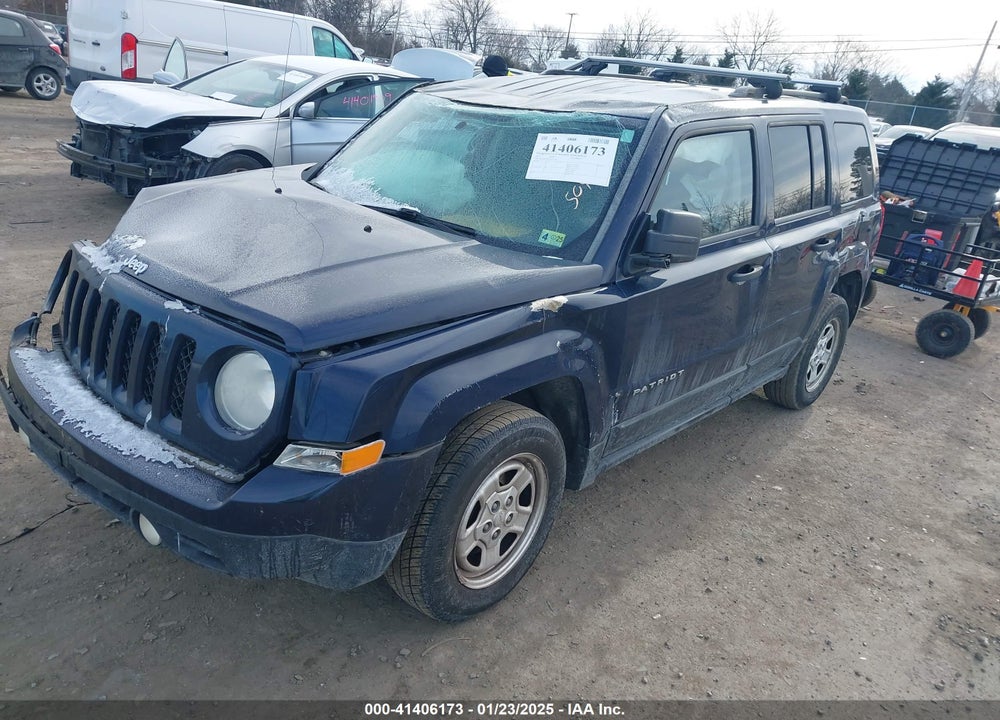 2012 JEEP PATRIOT SPORT VIN: 1C4NJPBB2CD612160