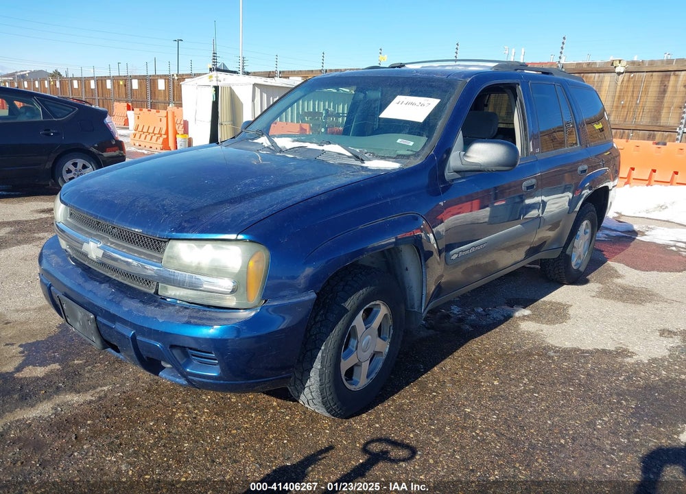 2003 CHEVROLET TRAILBLAZER LS VIN: 1GNDT13S932138180