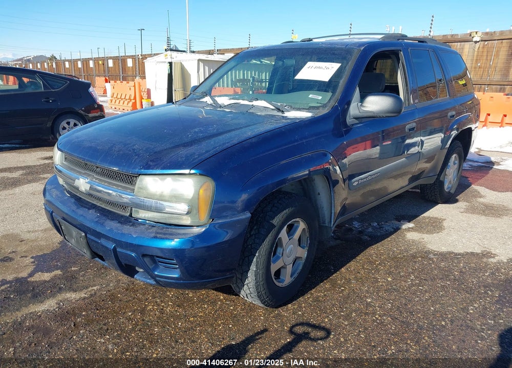 2003 CHEVROLET TRAILBLAZER LS VIN: 1GNDT13S932138180