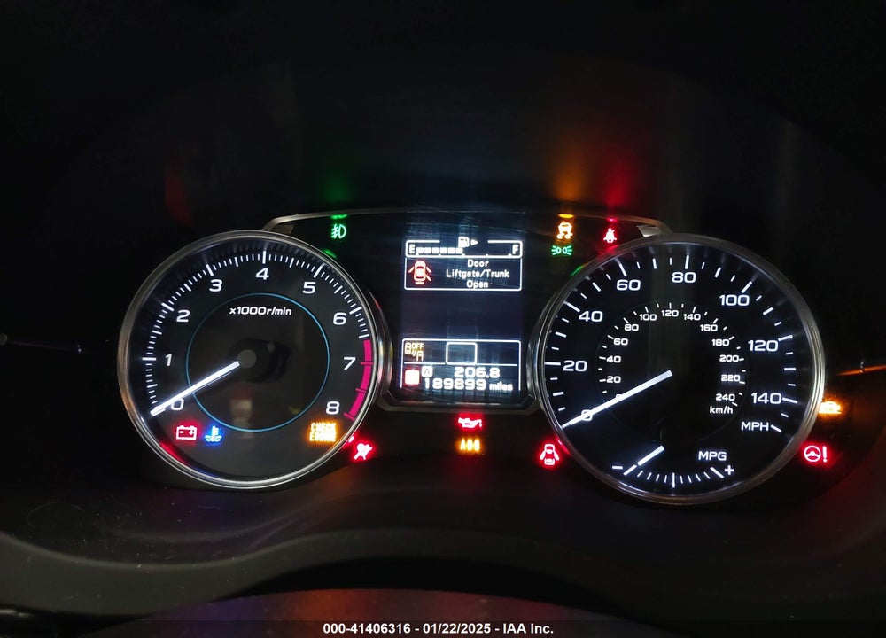2016 SUBARU CROSSTREK 2.0I PREMIUM VIN: JF2GPABC1G8306631