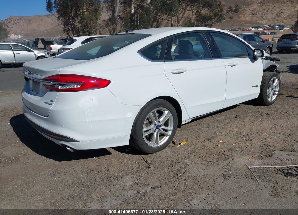 2018 FORD FUSION HYBRID VIN: 3FA6P0LU3JR119527