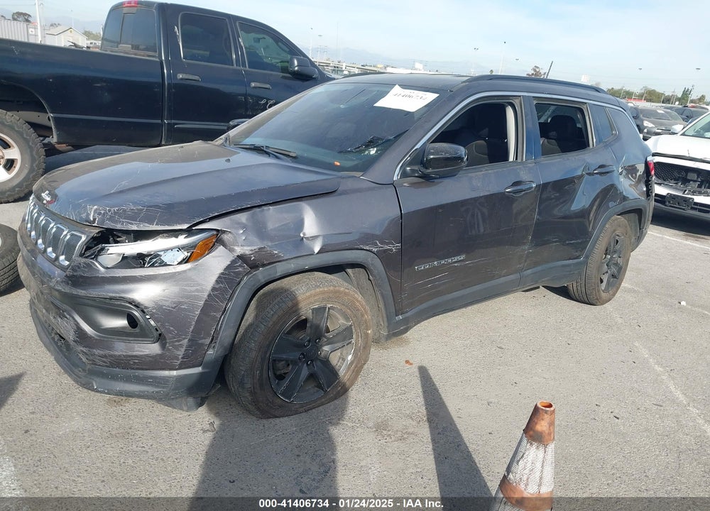 2022 JEEP COMPASS LATITUDE FWD VIN: 3C4NJCBB0NT182716