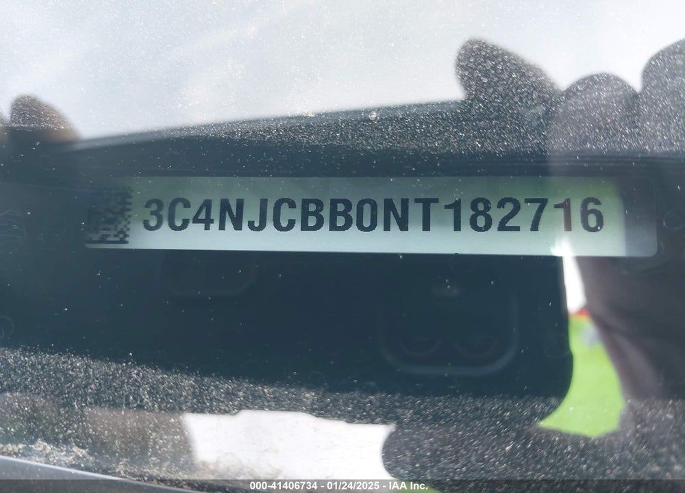 2022 JEEP COMPASS LATITUDE FWD VIN: 3C4NJCBB0NT182716