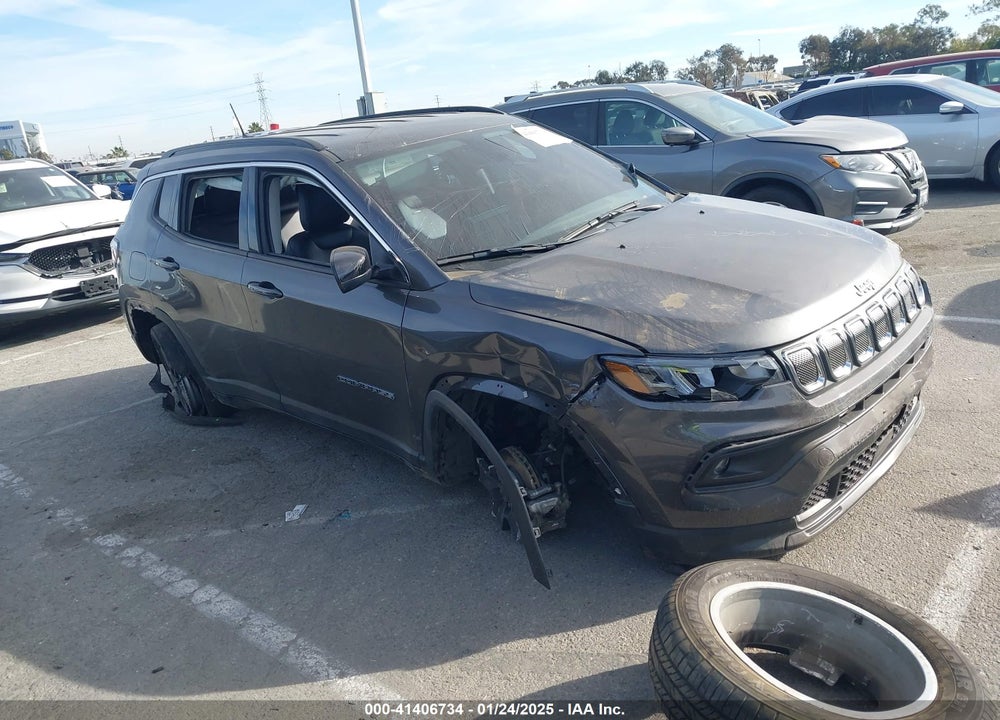2022 JEEP COMPASS LATITUDE FWD VIN: 3C4NJCBB0NT182716