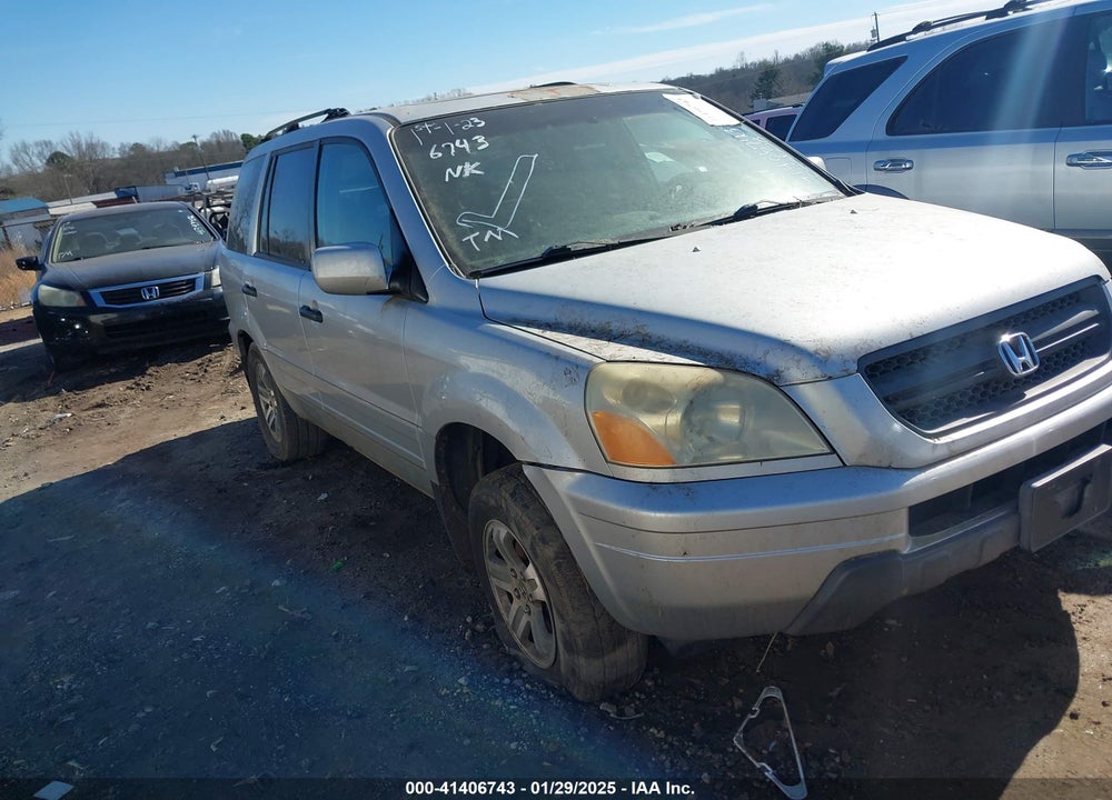 2005 HONDA PILOT EX-L VIN: 5FNYF18565B028658