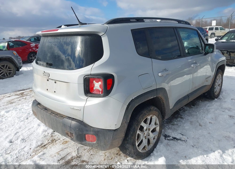 2016 JEEP RENEGADE LATITUDE VIN: ZACCJBBT6GPD44935