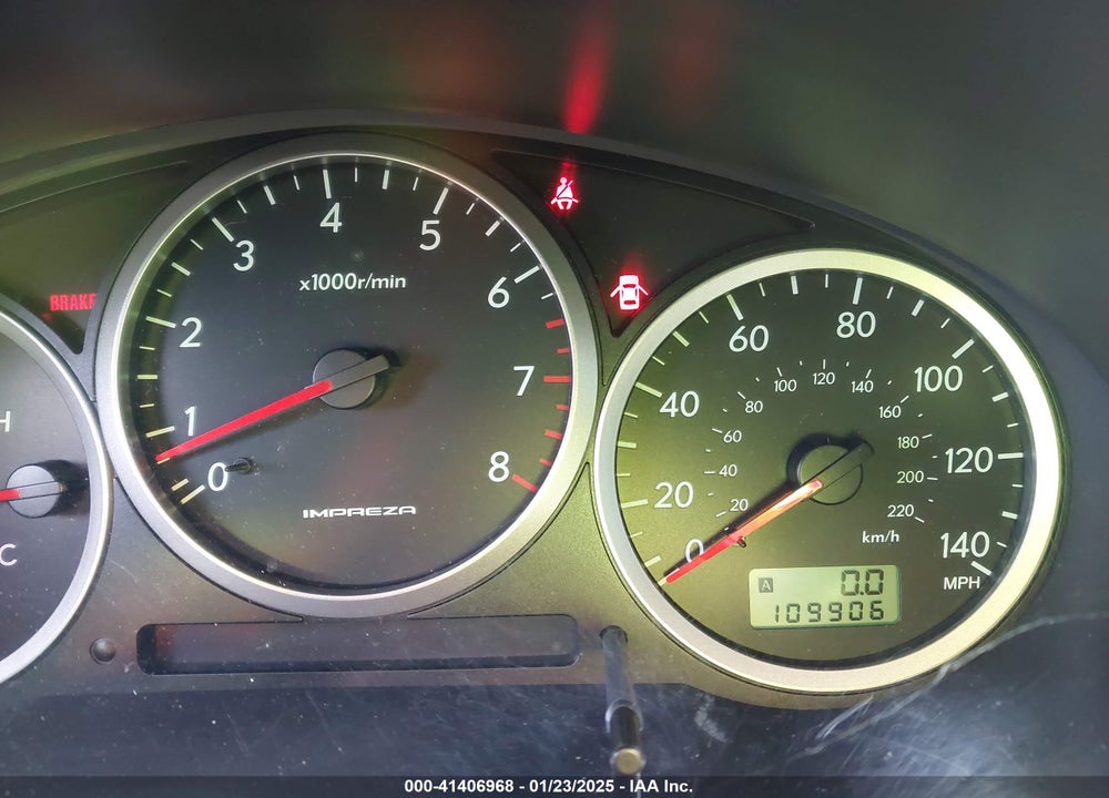 2007 SUBARU IMPREZA WRX VIN: JF1GG74627G813624