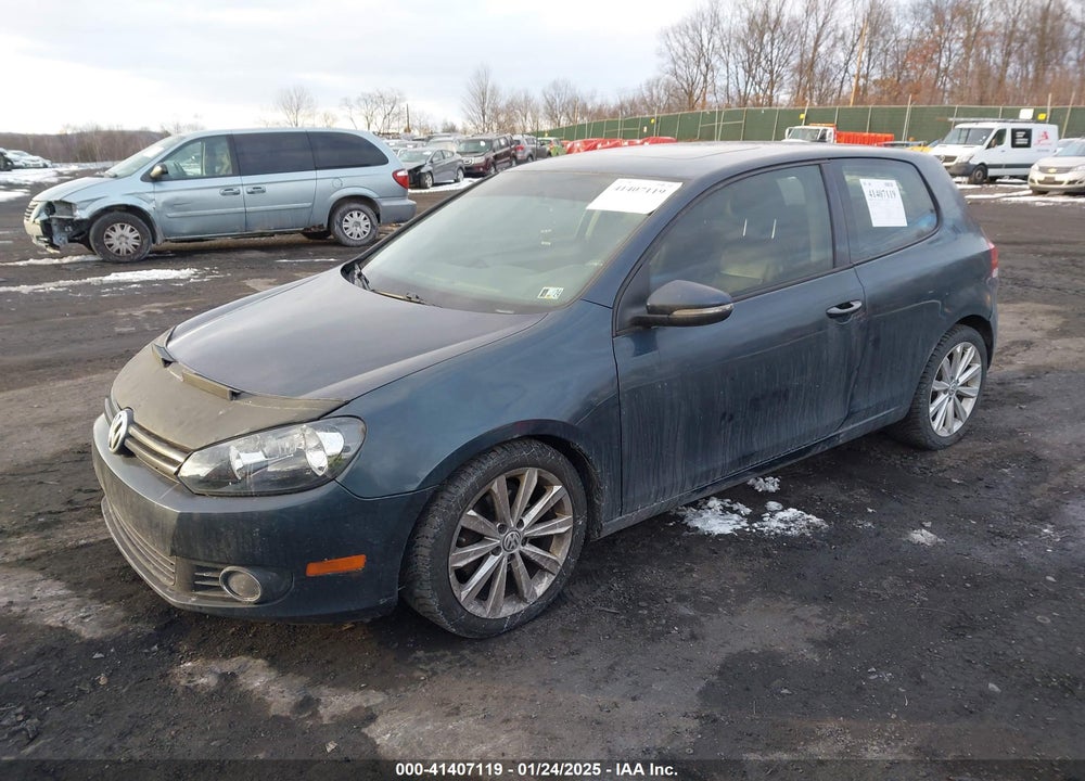 2012 VOLKSWAGEN GOLF VIN: WVWBM7AJ7CW250852