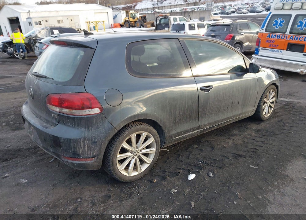 2012 VOLKSWAGEN GOLF VIN: WVWBM7AJ7CW250852